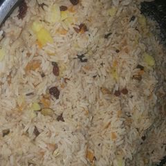 A picture of Afghani pulao.