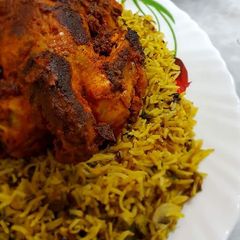A picture of Stuffed chicken.