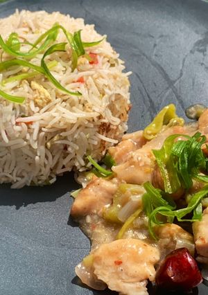 A picture of Garlic chicken 💕.