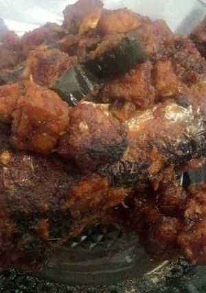 Foto resep Patin tempe bumbu rendang