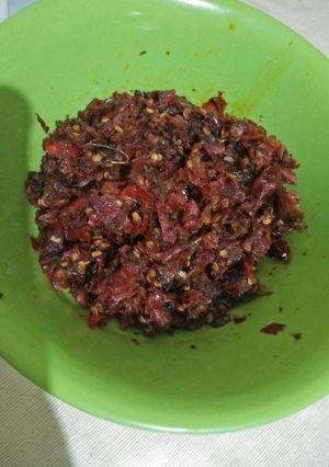 Foto resep Sambal bawang terasi kering