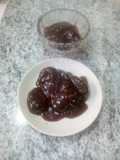 Postre dulce de higos