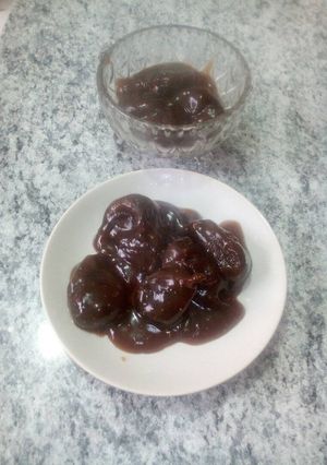 Una foto de Postre dulce de higos