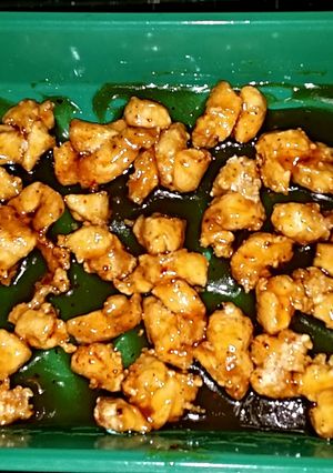 A picture of Easy orange ginger chicken.
