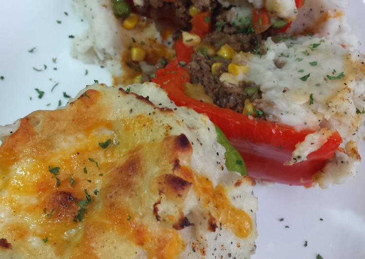 How to Make Speedy Shepherd's Pie Stuffed Peppers