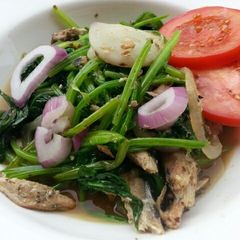 A picture of Spinach And Sardine In Olive Oil.
