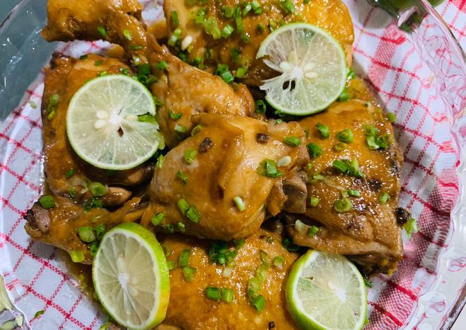 Pan-Roasted Chicken with Lime & Honey