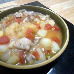 A picture of New Mexico Green Chili Stew.
