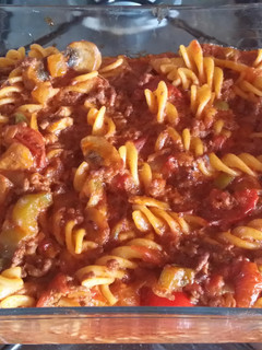 A picture of Pasta bake..