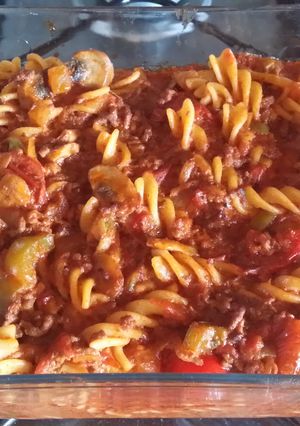 A picture of Pasta bake..