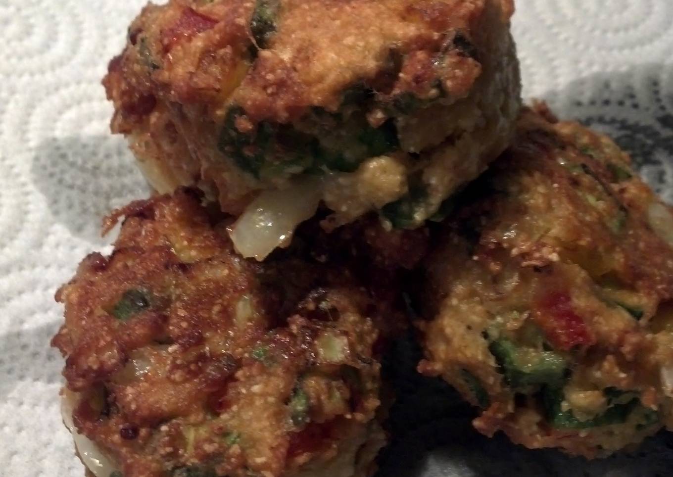 Okra Corn Fritters