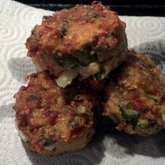 Okra Corn Fritters A picture of Okra Corn Fritters.