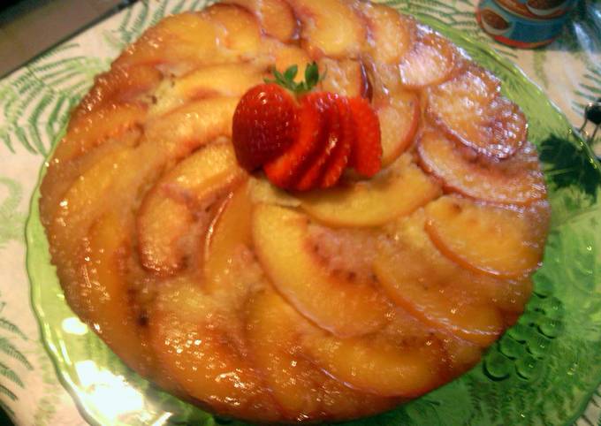 Steps to Prepare Ultimate nectarine sliced cake