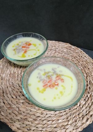 A picture of Melon Gazpacho.