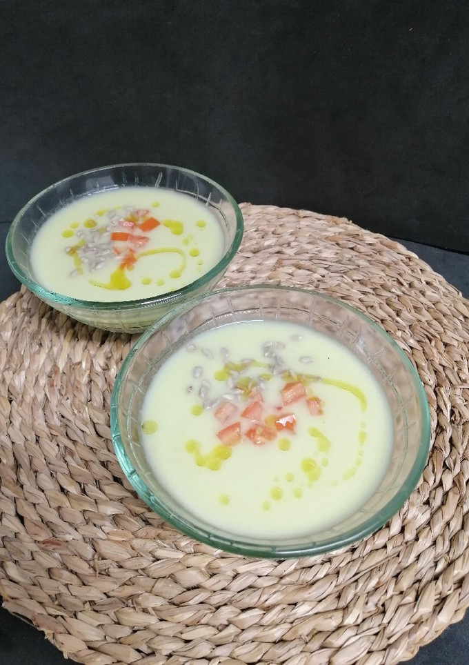 Una foto de Gazpacho de melón