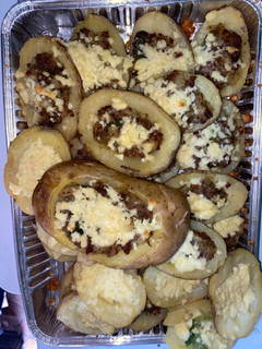 Una foto de Papas rellenas