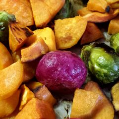 Roasted Fall Veggies A picture of Roasted Fall Veggies.
