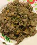 Đùi heo rừng xào lá lốt