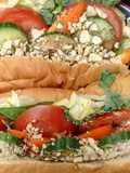 Vegan raw food subs (or salad)