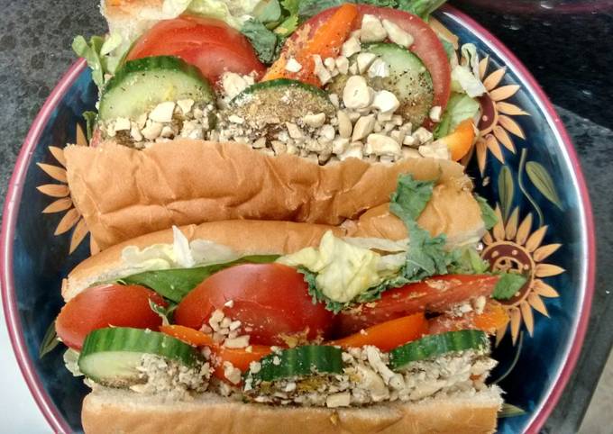 Recipe of Ultimate Vegan raw food subs (or salad)