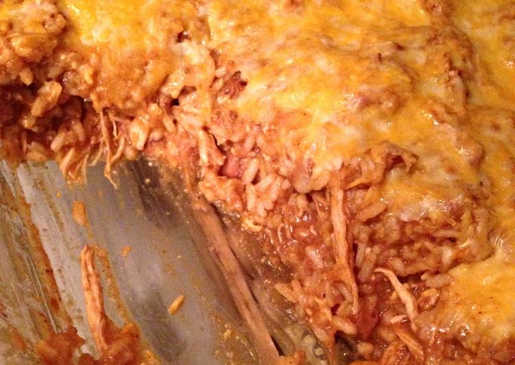 Chicken enchilada casserole