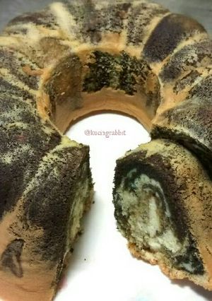 Foto resep Bolu Marmer Jadoel a la Pak Sahak (all-in-one method)