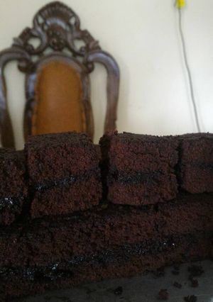 Foto resep Brownies kukus isi coklat lumer🍫🍫 anti gagal, sehat, enak