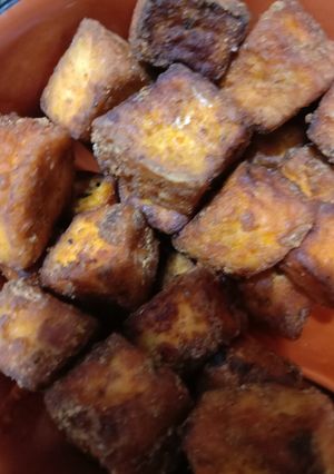 A picture of Fried paneer.