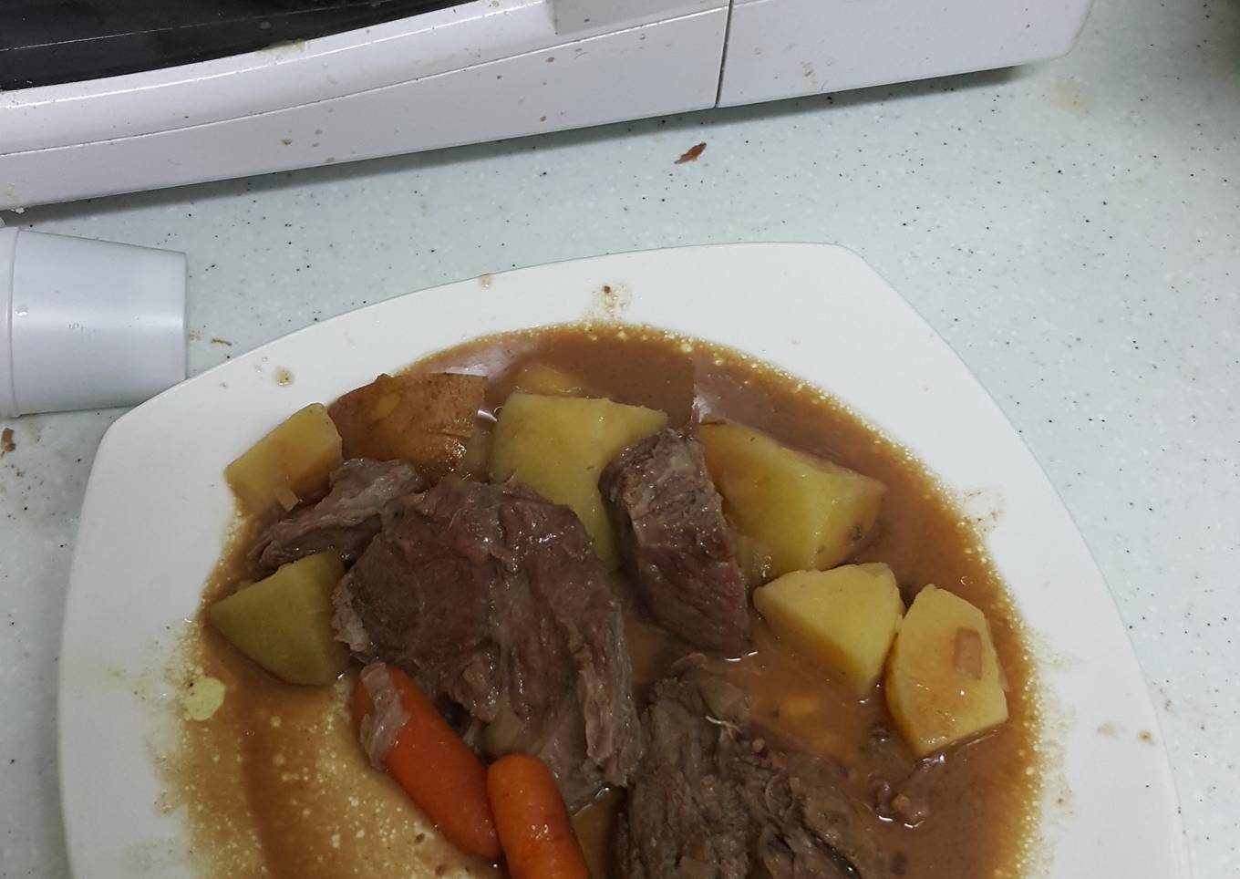 Mans Crock pot roast