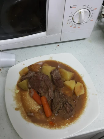 Easy Way Prepare Mans Crock pot roast the Delicious Tasty