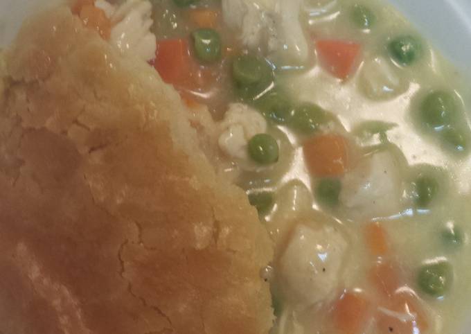 Simple Way to Prepare Any-night-of-the-week Easiest Chicken/Turkey Pot Pie EVER