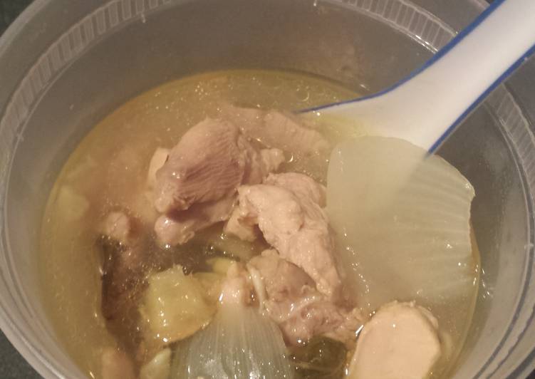 Easiest Way to Prepare Speedy Refreshing chicken Soup!