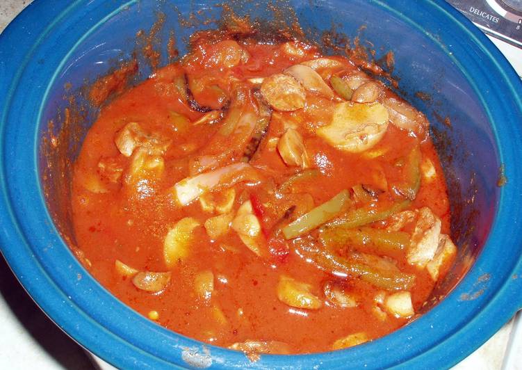 Recipe of Quick Crock Pot Sausage and Peppers