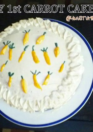 A picture of YMUSTUHATE my Carrot Cake.