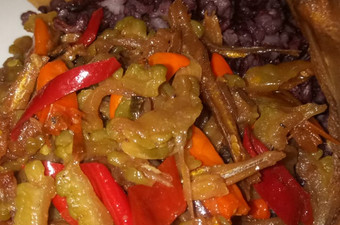 Resep Onseng pare teri pedas, Lezat