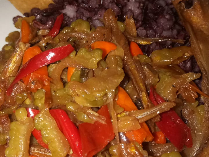 Resep Onseng pare teri pedas, Lezat