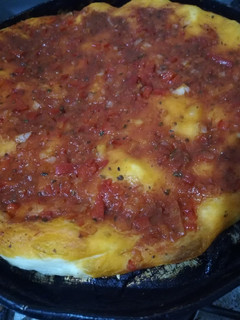 Una foto de Pizza