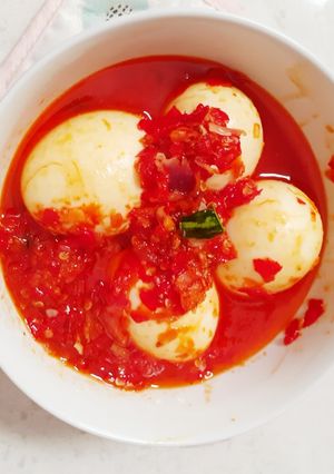 Foto resep Balado Telur Jeruk