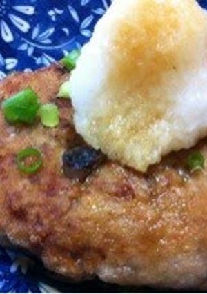 A picture of Japanese Hamburger Steak with Leftover Okara.