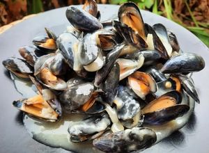 Une photo de Moules marinières, sauce onctueuse 😊