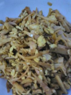 Foto resep Isian lumpia Semarang : orak arik rebung