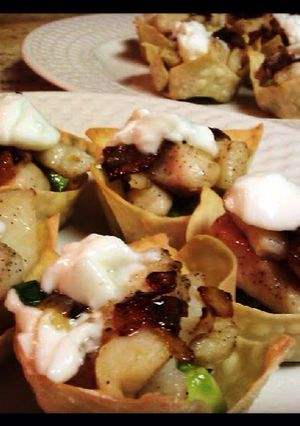 A picture of Gourmet Fish Tacos.