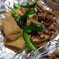Simple awara with onion sauce A picture of Simple awara with onion sauce.