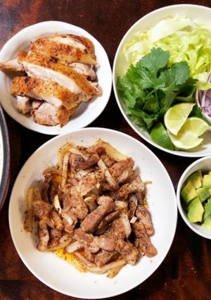 A picture of Hand-Rolled Fajitas: Mexican Style for the Weekend.