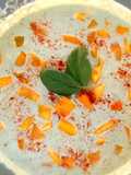 Gaspacho de courgettes au chèvre frais