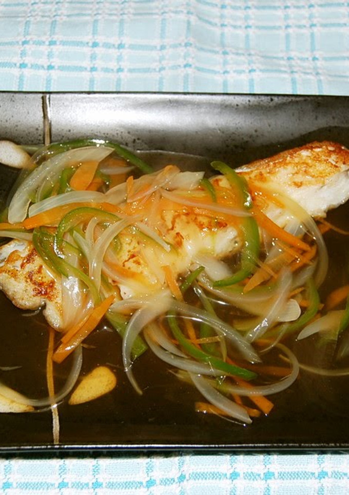 A picture of Easy to Make ・・Cod with Vegetable An-Sauce.