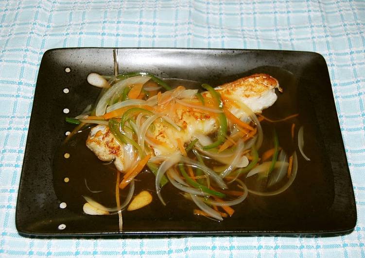 Recipe of Perfect Easy to Make ・・Cod with Vegetable An-Sauce