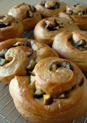 A picture of Chestnut and Milk Tea Bread Rolls.