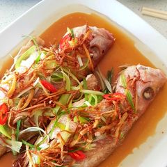 A picture of Chinese Steamed fish.