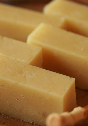 A picture of Easy Sweet Potato Yokan (Sweetened and Jellied Bean Paste).